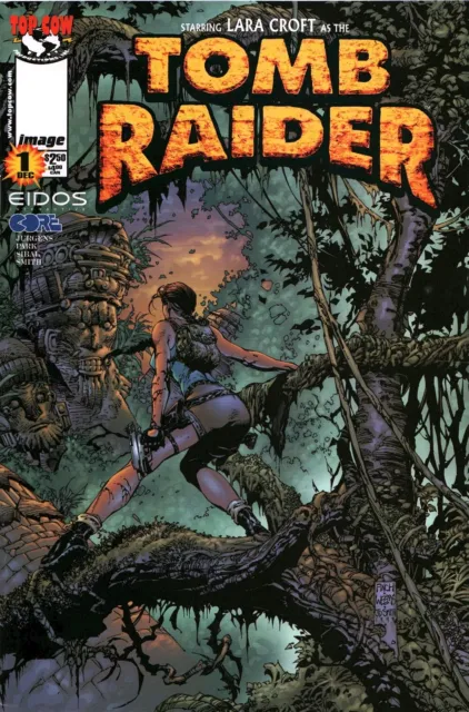 Top Cow/Image Comics Tomb Raider Comic Book #1B 1999 Variant Cover High Grade