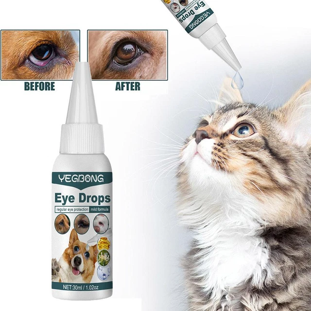 Pet Eye Drops Collirio Cani Acuti Stagionali Occhi Secchi 50ml Lot Z5