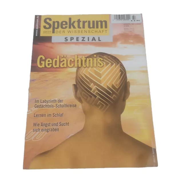 Zeitschriften Magazin Spektrum Spezial Gedächtnis