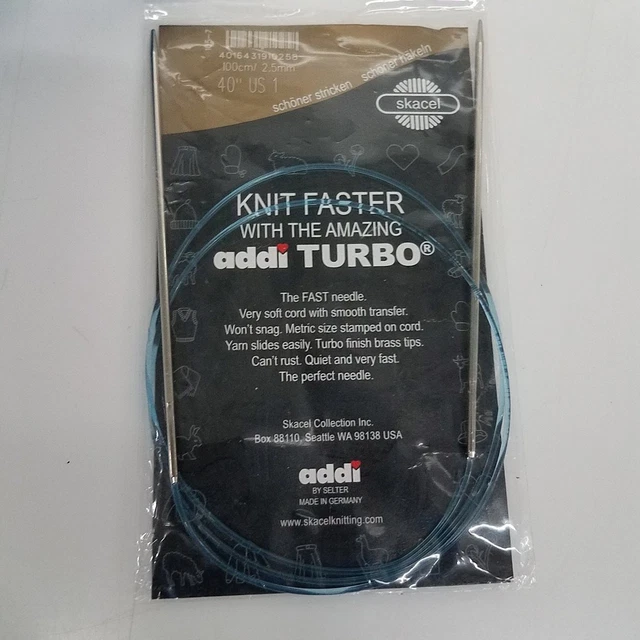 Agujas de tejer Skacel US 1 40 in 100 cm/2,5 mm - artículo 043 041123MJS