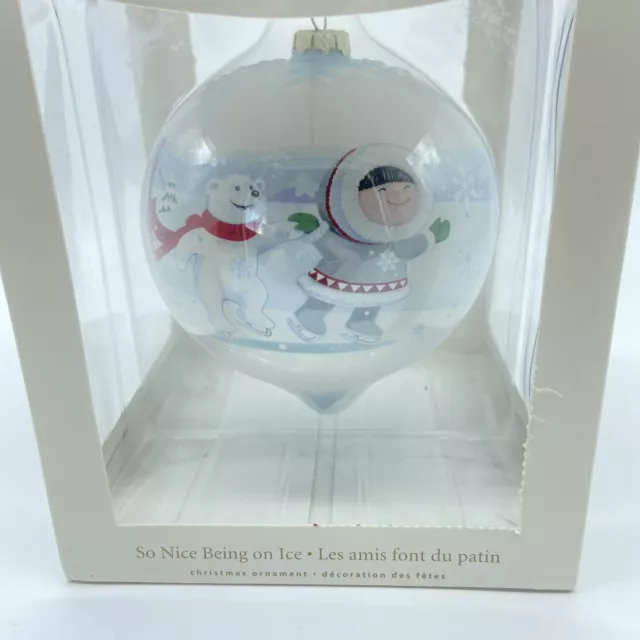 Hallmark Keepsake 2008 Christmas Ornament SO NICE BEING ON ICE Frosty Friends 3