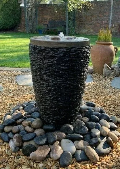 slate water feature