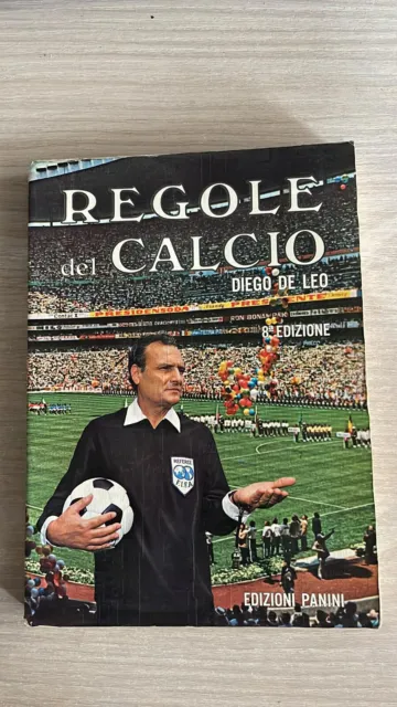 Football Rules Book -Diego De Leo - 8 Edition - Sandwiches -1971