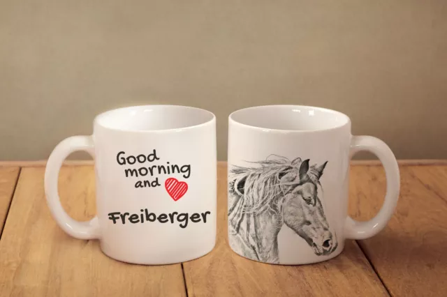 Freiberger - ceramic cup, mug "Good morning and love ", CA