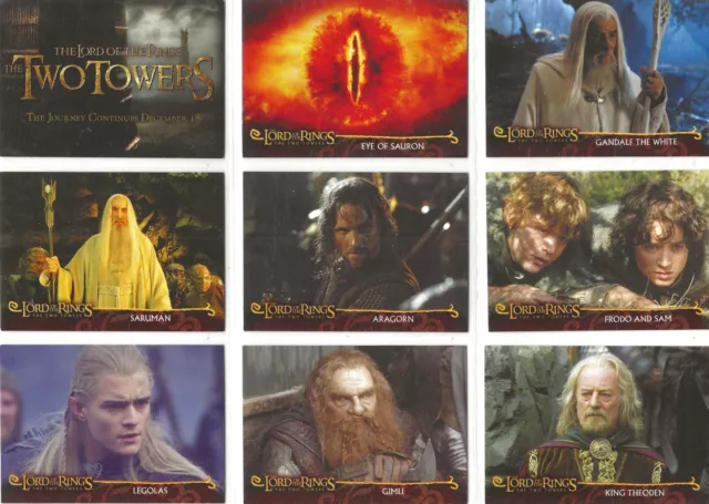 Lord Of The Rings  Two Towers Promo Set C1 To C20 By Topps