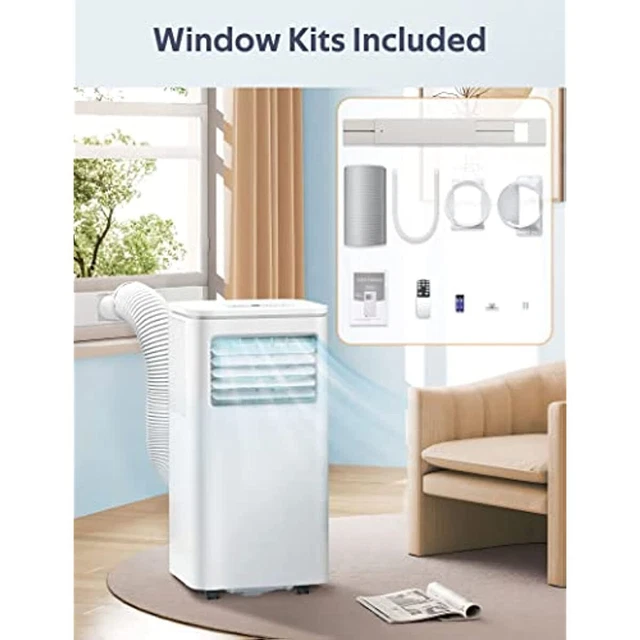 PORTABLE AIR CONDITIONERS, Portable AC Dehumidifier/Sleep Modes White