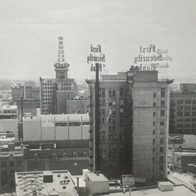 VINTAGE PHOTO Salt Lake City, Utah 1960s buildings downtown ORIGINAL SNAPSHOT