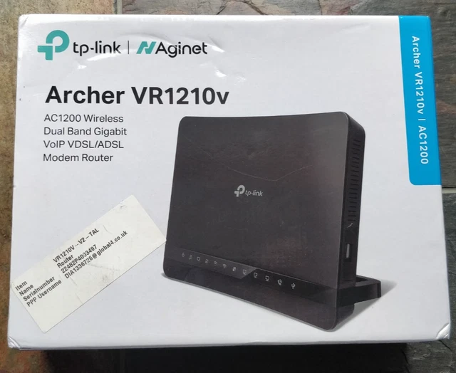 TP-Link Archer VR1210v Wireless Router Gigabit Ethernet Dual-band (2.4 GHz/5Ghz)