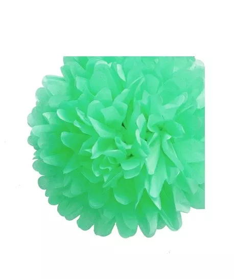 Stoffpapierbommel Bommel Bommel hängende Blumenkugeln Hochzeitsdekoration - 10er-Pack