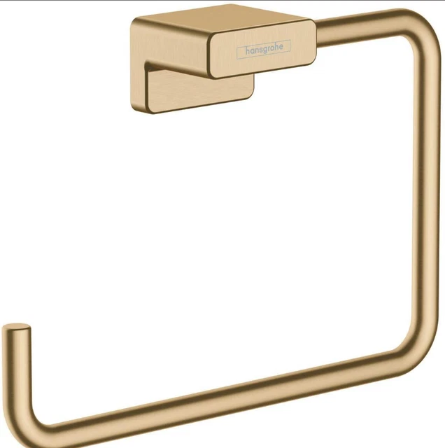 Anillo de toalla Hansgrohe AddStoris de 7 pulgadas en bronce cepillado 41754140