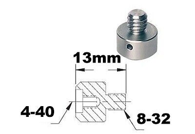 Adaptateur de filetage 4-40 8-32 Thread adapter adaptor External Internal pouces
