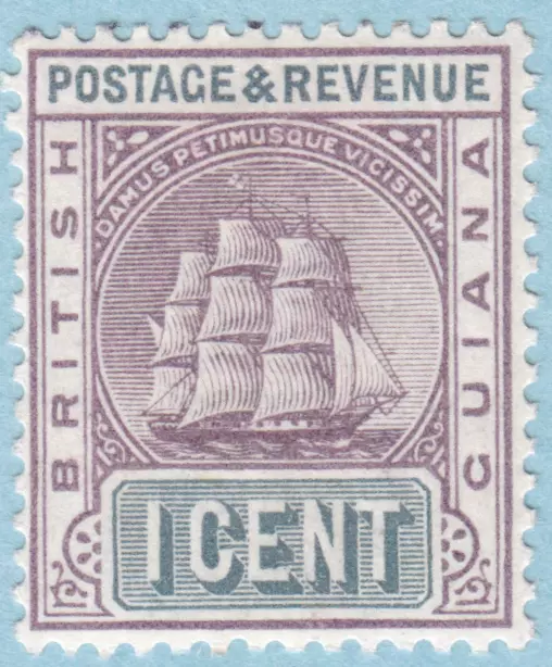 British Guiana 1889 SG 193 1c m/m