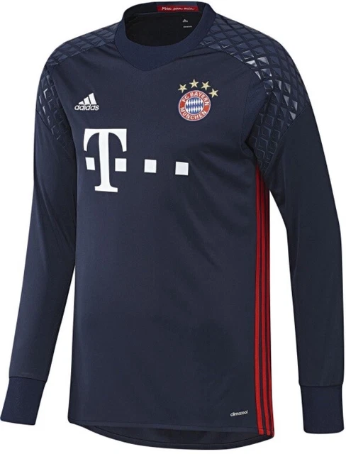 FC Bayern München Torwarttrikot Blau Trikot Fußballtrikot Herren