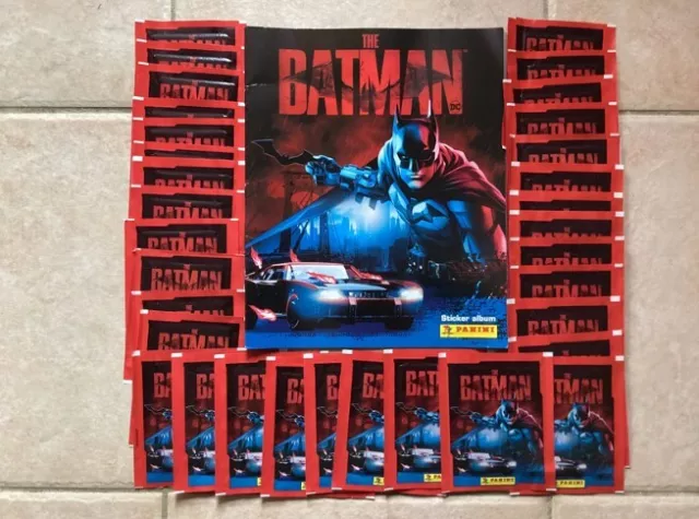 Panini - The Batman Dc - Album  Vide +  40 Pochettes Neuves 