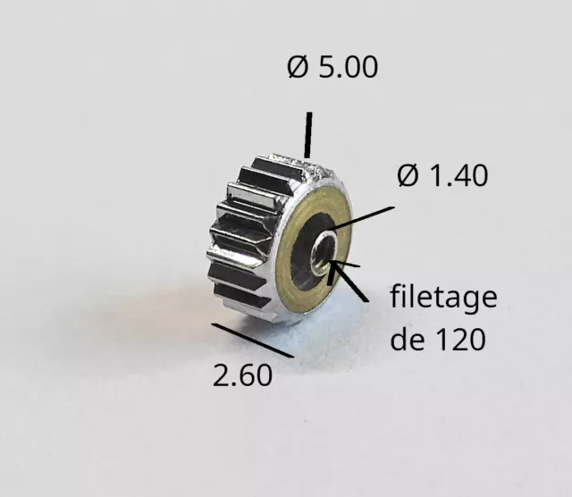 Couronne De Remontoir Montre Étanche Chromée