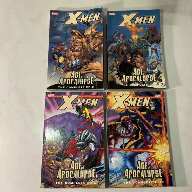 X-Men Age Of Apocalypse: The Complete Epic Vol 1-4
