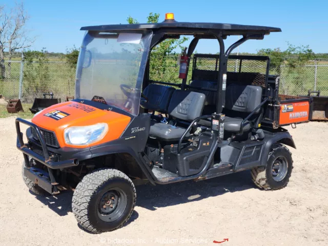 2019 Kubota RTV-X1140 4WD Side By Side Cart ATV UTV Dump Bed Diesel