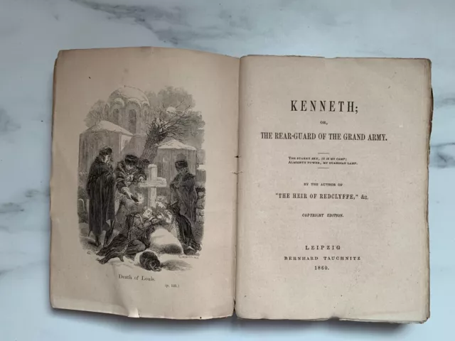 Livre ancien 1860 KENNETH, Charlotte Mary Yonge, édition originale