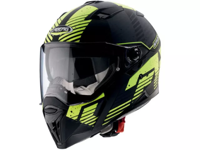 Caberg Integralhelm Stunt Blizzard Matt-Schwarz Gelb-Fluo