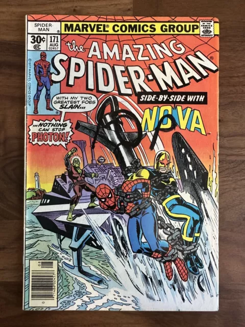 The Amazing Spider-Man Issue #171 **Nova Appearance** (Grade Fn/Vf)