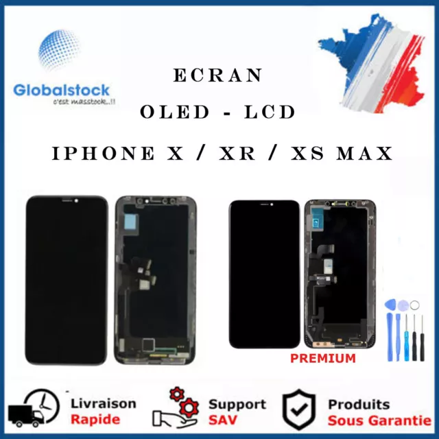 Ecran Lcd + Vitre Tactile Iphone X / Xr / Xs Oled / Xs Max  Tft + Outils