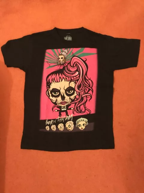 Lady Gaga Born This Way tour t-shirt size small