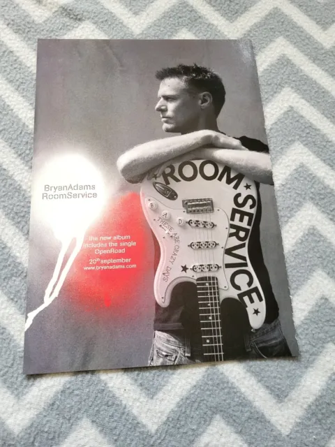 (Tpq126) Advert/Poster 11X8" Ryan Adams : 'Room Service' Album