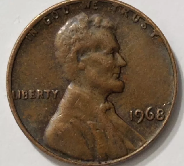 1968 Lincoln Penny with Error on Top Rim and "L" in Liberty on Edge Plus More