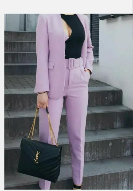 PLAIN PLUSH TROUSERS - Mauve | ZARA Australia