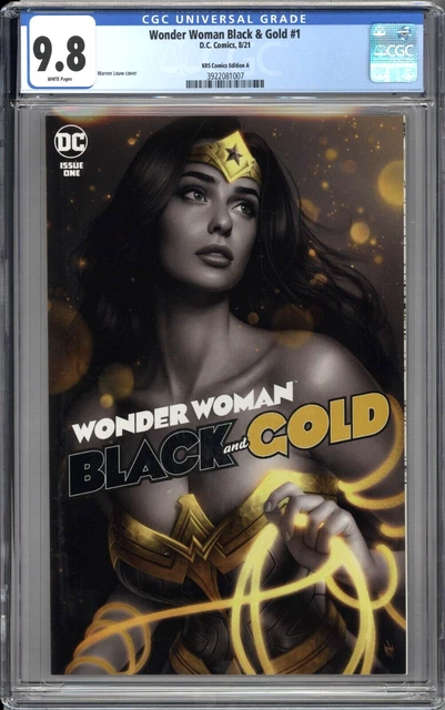 Wonder Woman Black and Gold #1 CGC 9.8 Warren Louw TRADE Variant Cover A 2021