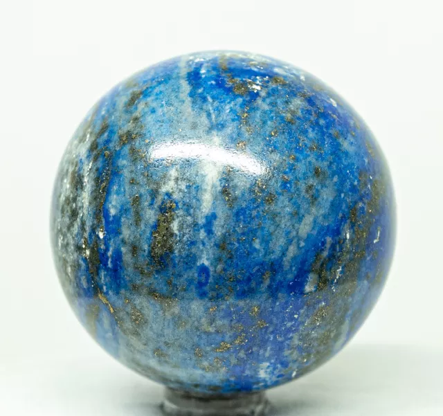 2.1" Blue Lapis Lazuli w/ Pyrite Sphere Polished Crystal Mineral Ball Afghanistn