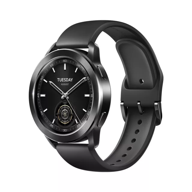 Xioami Watch S3 + Cinturino Pelle Nuovo  Smartwatch Nero Monitoraggio Battiti