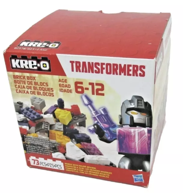 KRE-O Brick Box Transformers 73 Piece Hasbro #82578 Micro Changer Kreon Toy
