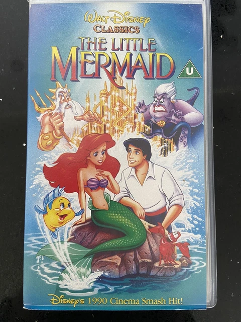 DISNEY THE LITTLE Mermaid VHS Video Cassette Tape - Walt Disney ...