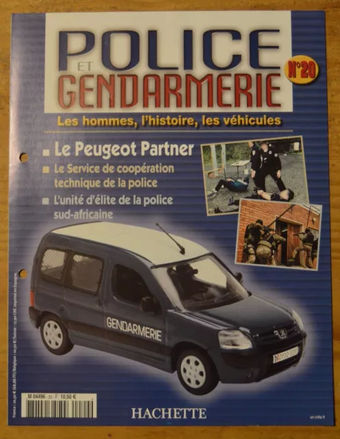 Fascicule Police et Gendarmerie, Hachette, Citroën Berlingo de la Gendarmerie,