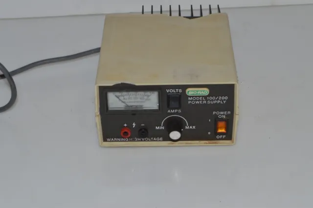 Bio-Rad Model 100/200 Power Supply (Iet80)