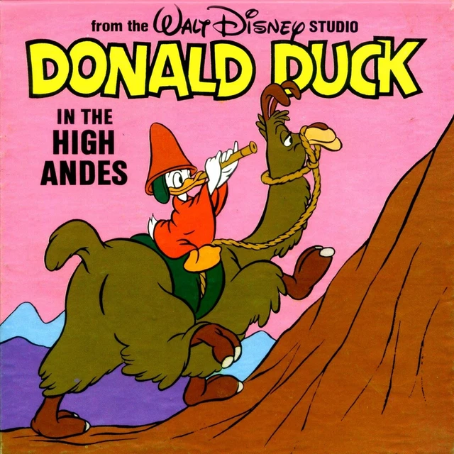 WALT DISNEY DONALD Duck High Andes Sound Colour Super 8 Cine Film 200ft