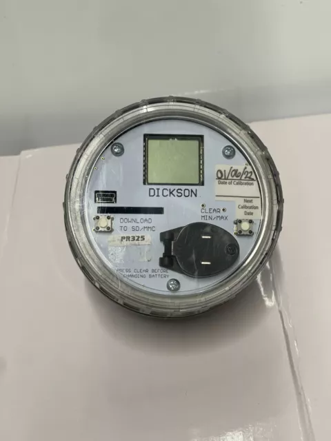Dickson Pr325 Data Logger,Pressure Range 0 To 300 Psi