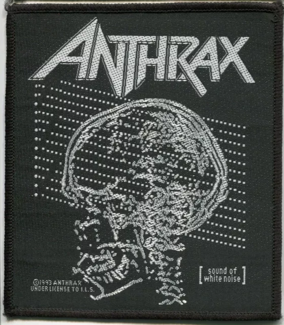 anthrax vintage patch sound of the white noise iron maiden judas priest