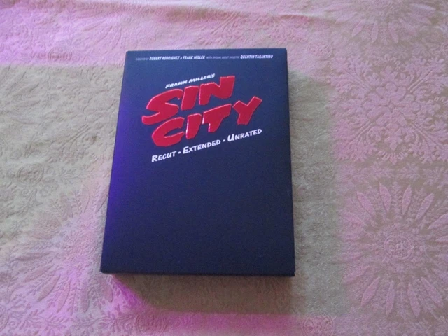 Frank Miller's SIN CITY DVD Recut Extended Unrated Version Deluxe Two-Disk Set