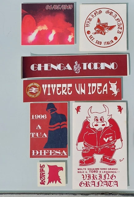 Kit 15 Adesivi Ultras Torino Granata - Vinile Lucido HD Impermeabile Per Auto, Moto E Casco - Foto 5