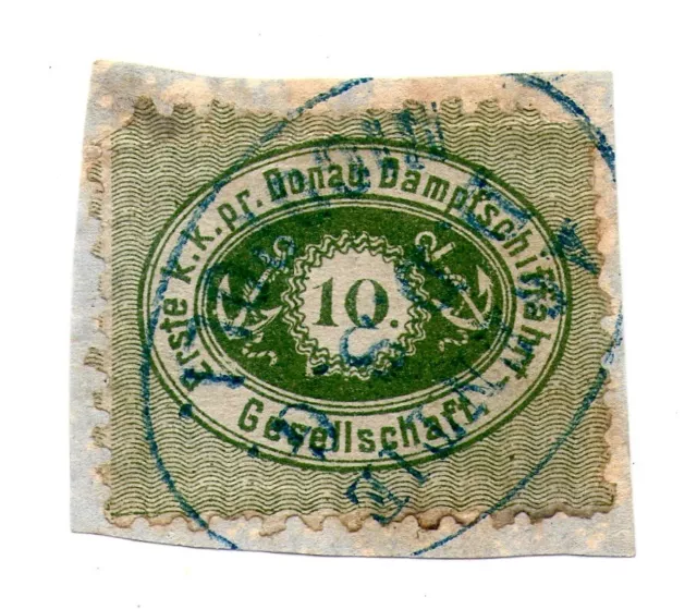 Austria - D.D.S.G. (1868-1870) - Danube Steam 10kr (Yv#3) Cancel “Nicopoli”