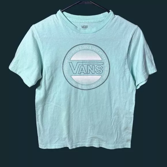 VANS Teal Youth/Juniors Skate T-Shirt - Size M/Small