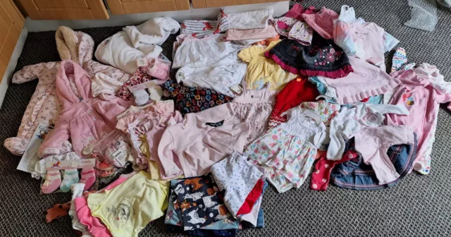 LARGE BUNDLE BABY GIRL CLOTHES 0 3m TED BAKER NEXT DISNEY M S GAP MAMAS PAPAS 19.95 PicClick UK