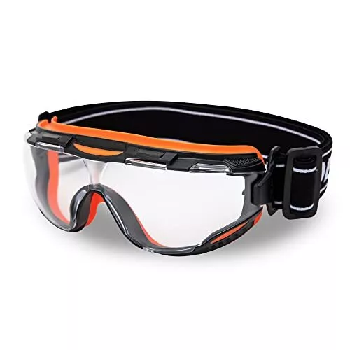 DEX FIT Safety Protective Goggles SG220 Anti Fog & Scratch Z87 Eye Protection...