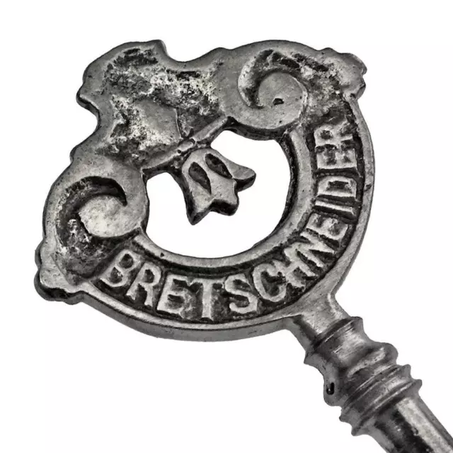 Scarce Antique BRETSCHNEIDER Piano Lock Key - ref.k449 2