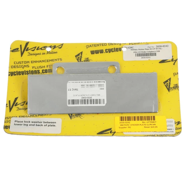 License Plate Light Assemblies, Lighting & Lamps, Motorcycle