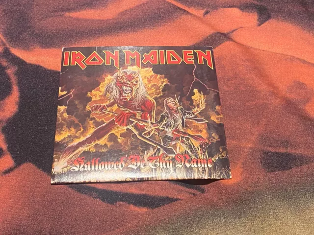 IRON MAIDEN CD SINGLE CARD Hallowed Be Thy Name (live) HOLLAND Ultrarare 1993