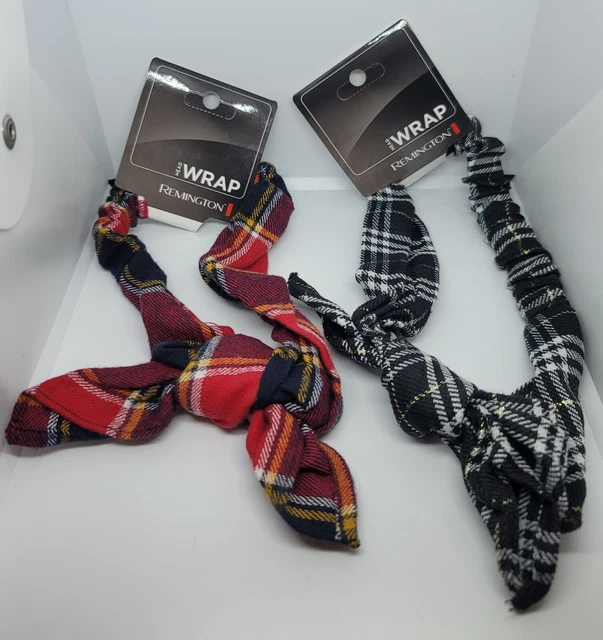 Nuevo con etiquetas suéter Remington nudo a cuadros envoltura en rojo o negro