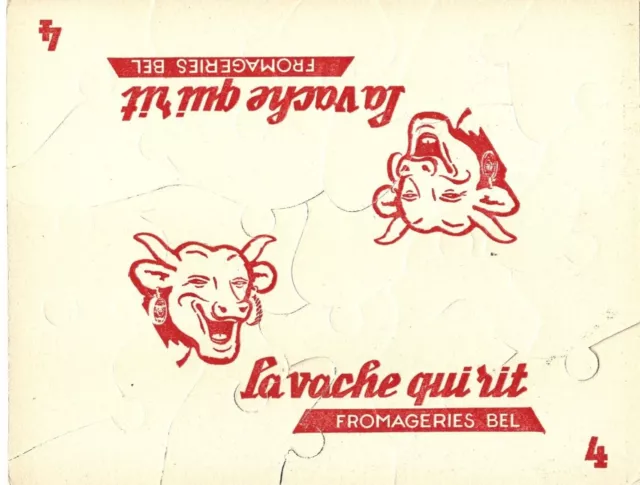 La Vache Qui Rit - Jeu Publicitaire - Puzzle  - 1950-55 2